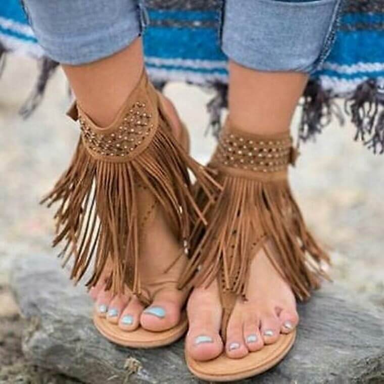 new chic bohemian sandals