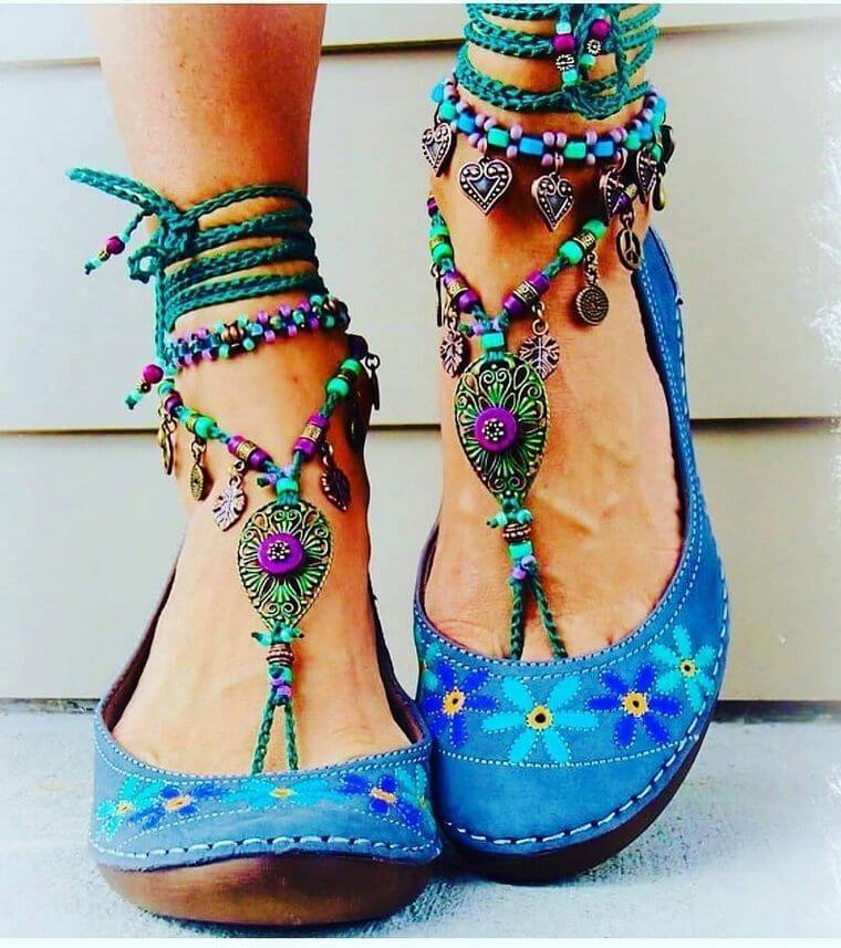 Hippie style 2025 sandals