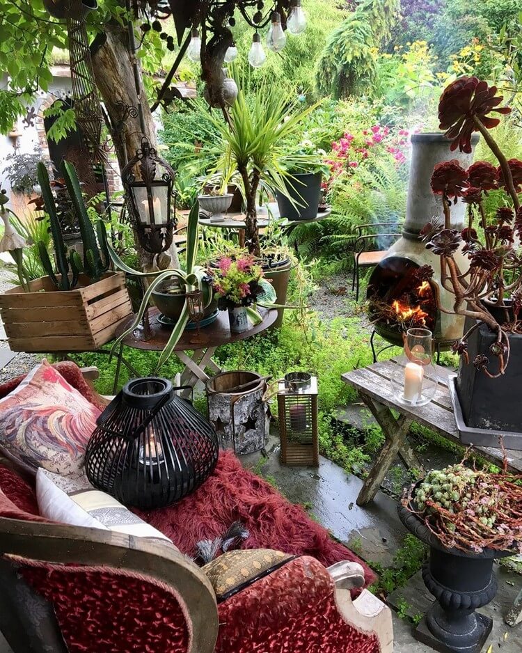Fascinating & Easy Bohemian Garden Ideas Bohemain Boho