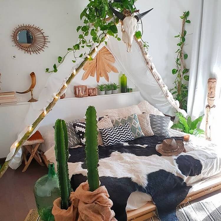 Bohemian bedroom (1)