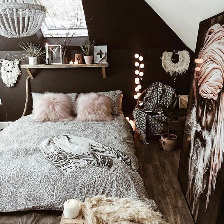 Bohemian bedroom (35)