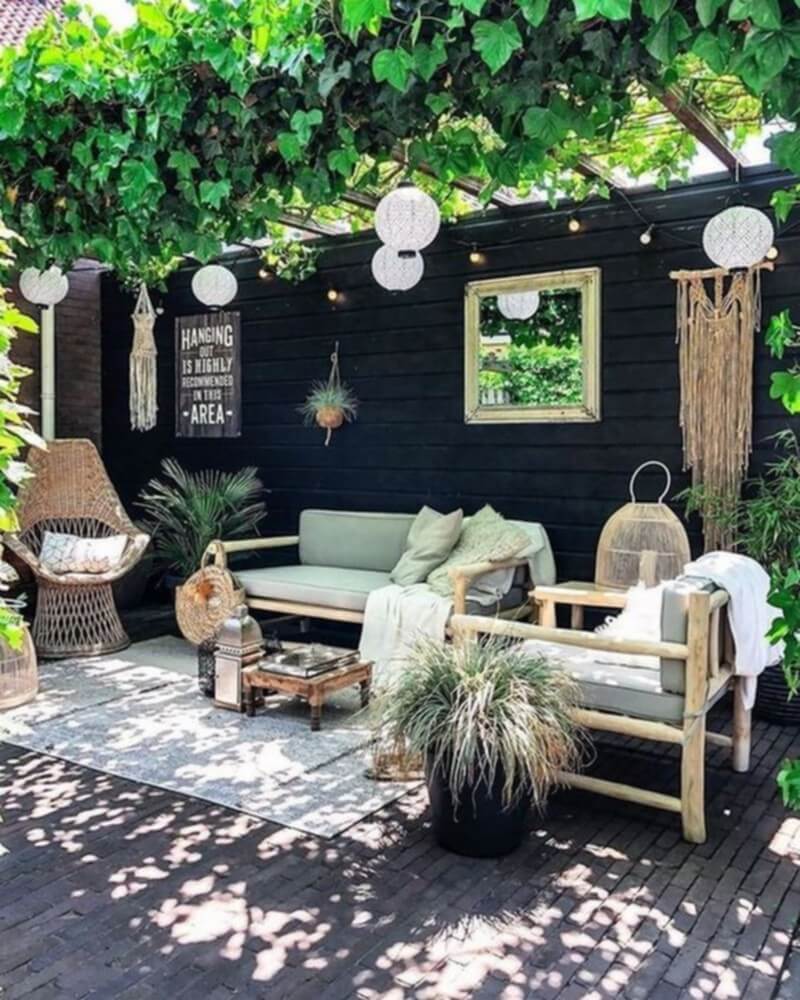 Amazing Garden Decor Ideas in Bohemian Style (19)
