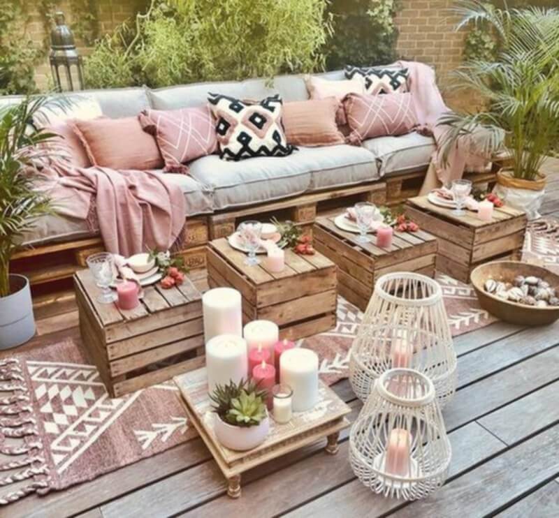 Amazing Garden Decor Ideas in Bohemian Style (30)
