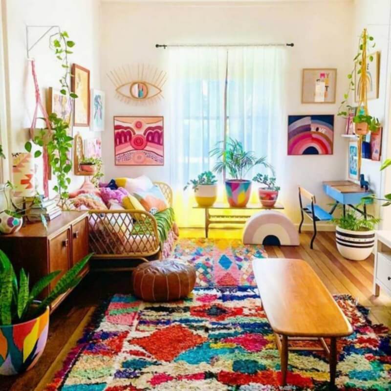 Bohemian Living Room (16)