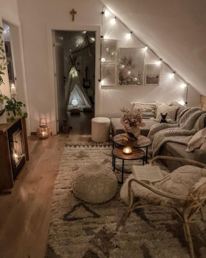 Modern Boho Living Room Furniture (10)