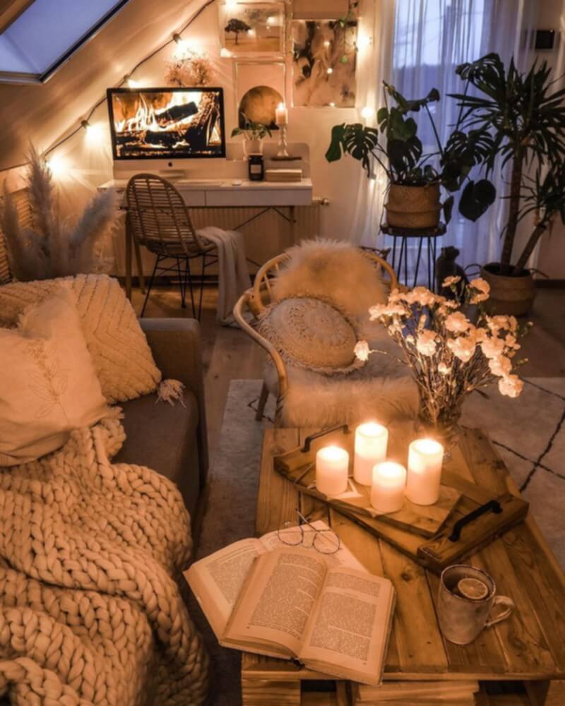 Modern Boho Living Room Furniture (9)