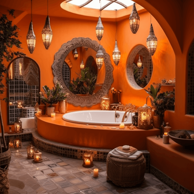 Bohemian Bathroom Decor Ideas & Trends (15)