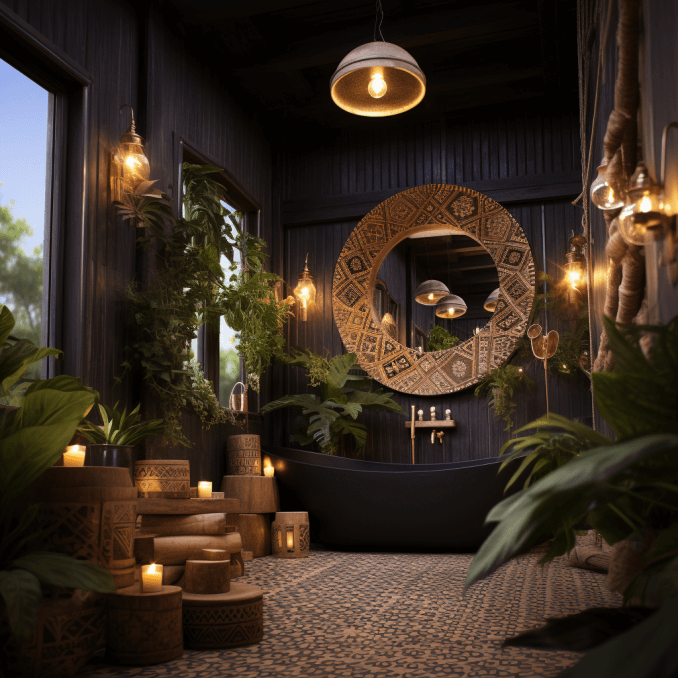 Bohemian Bathroom Decor Ideas & Trends (17)