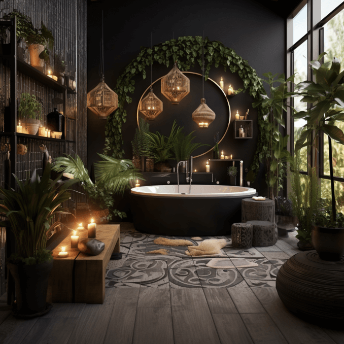 Bohemian Bathroom Decor Ideas & Trends (5)