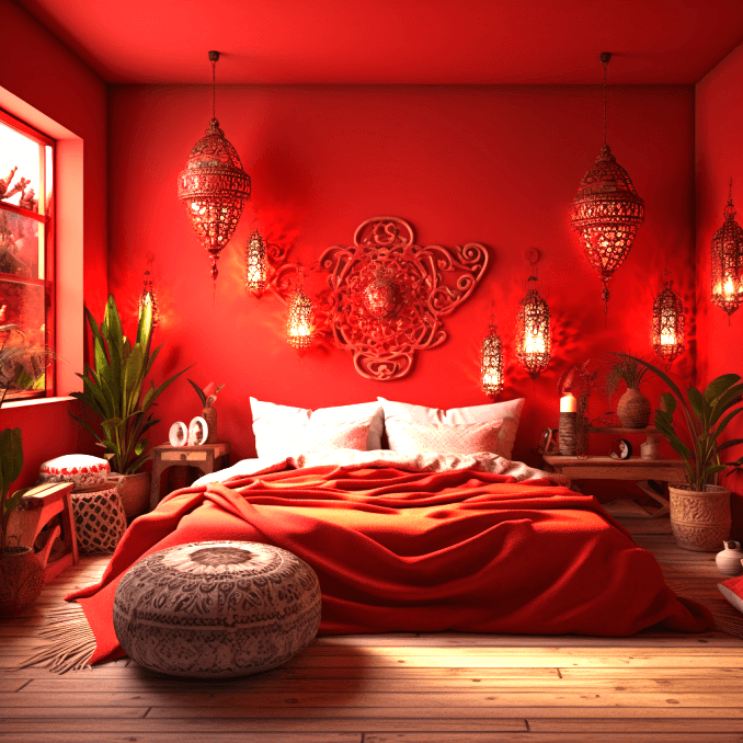  bohemian style bedroom decor (11)