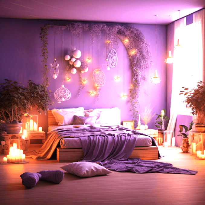  bohemian style bedroom decor (18)