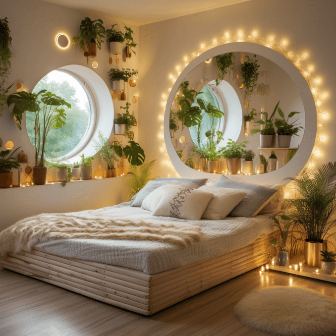 bohemian style bedroom decor (22)