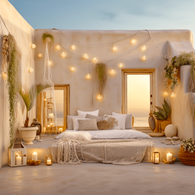  bohemian style bedroom decor (25)