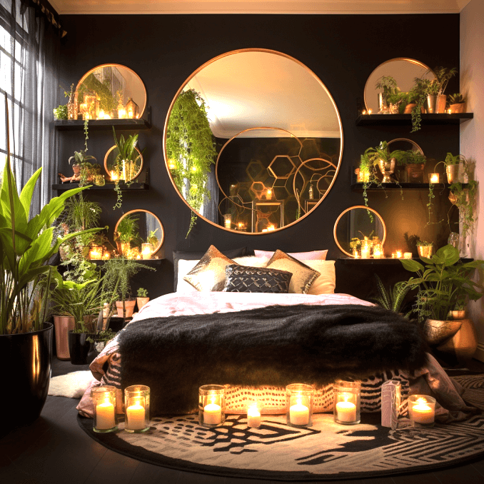  bohemian style bedroom decor (3)