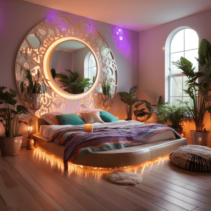  bohemian style bedroom decor (33)
