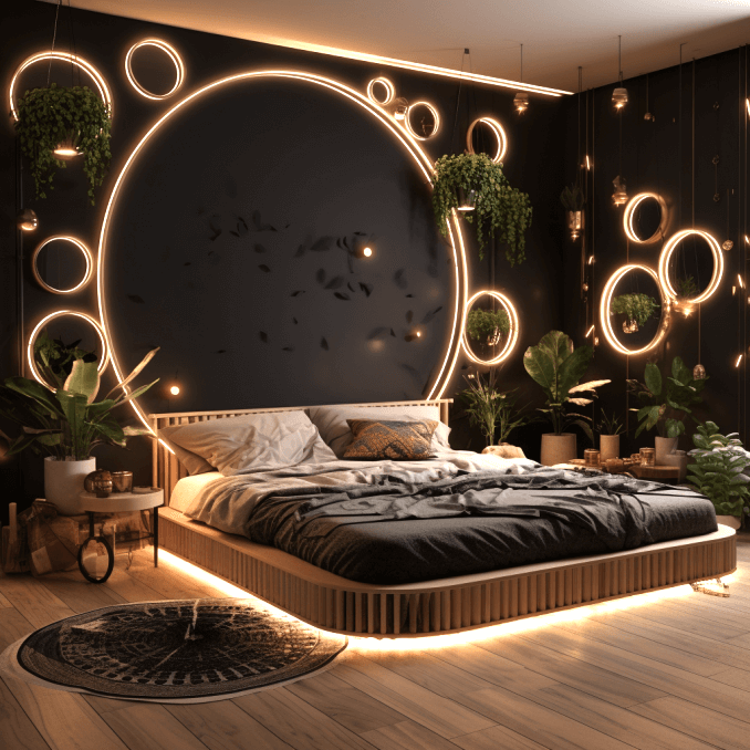  bohemian style bedroom decor (35)