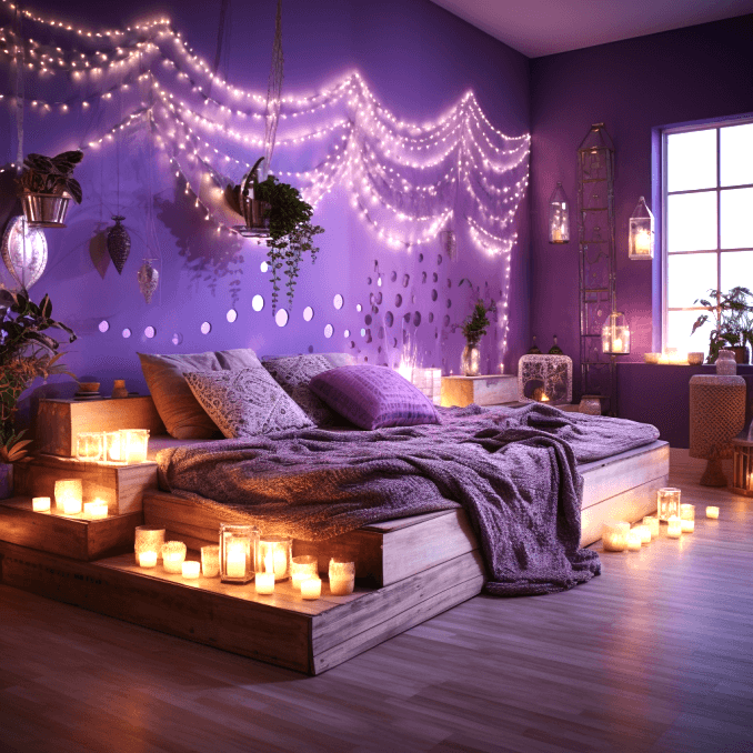  bohemian style bedroom decor (36)