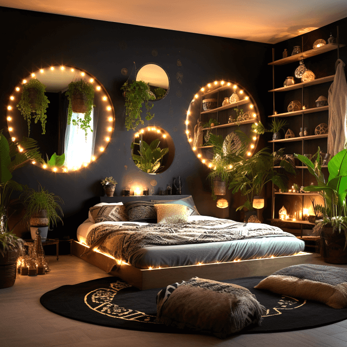  bohemian style bedroom decor (39)