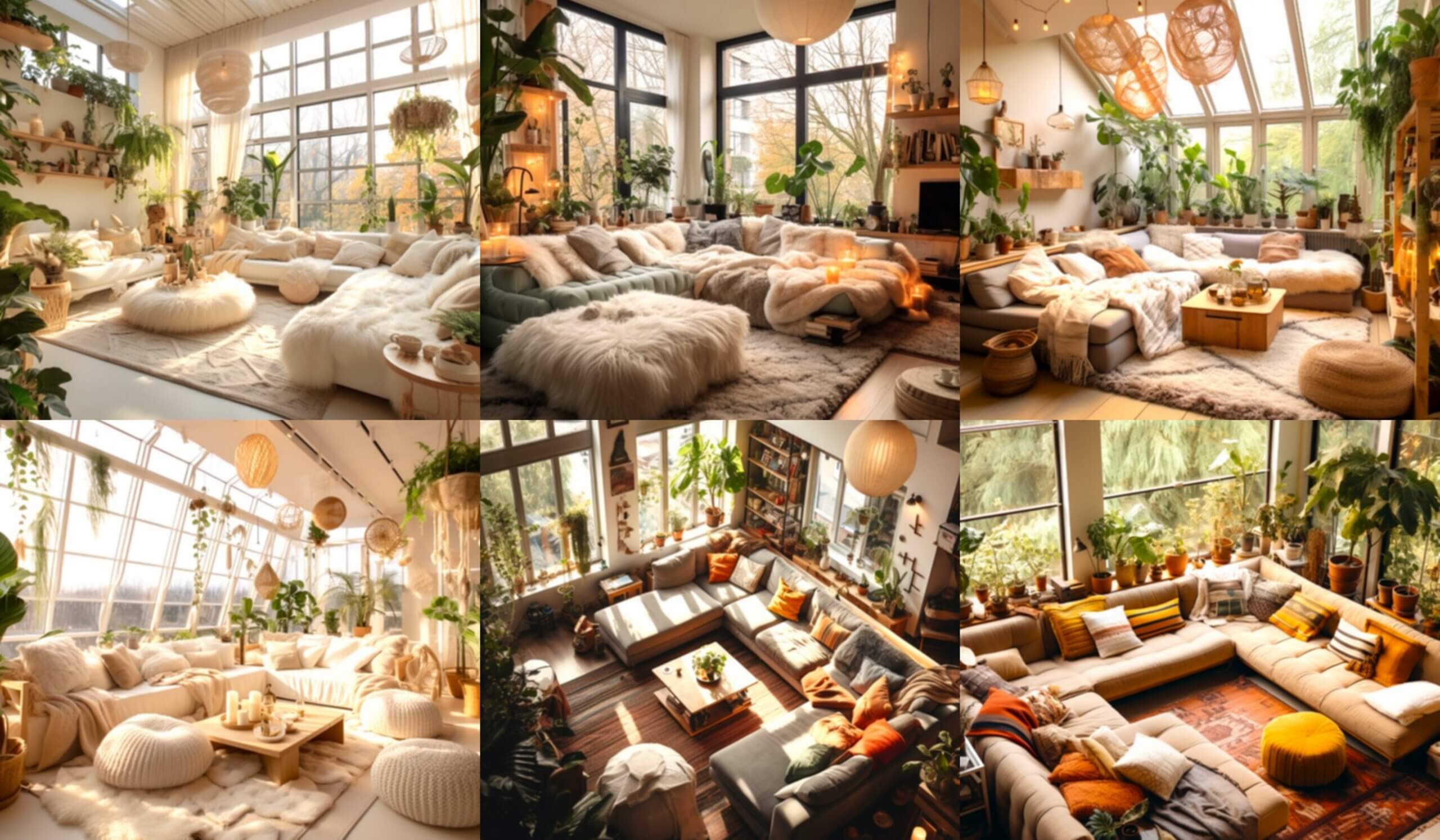 bohemian living room 