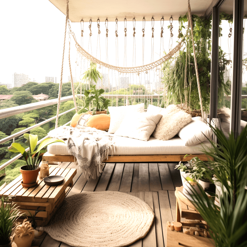 Bohemian Chic Elevate Your Balcony With Bohemian Style Decor (12)