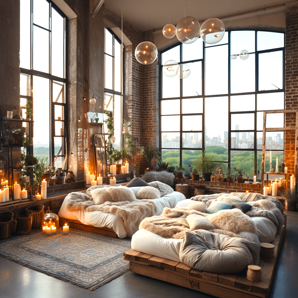 Boho Chic Delight Modern Living Room (1)