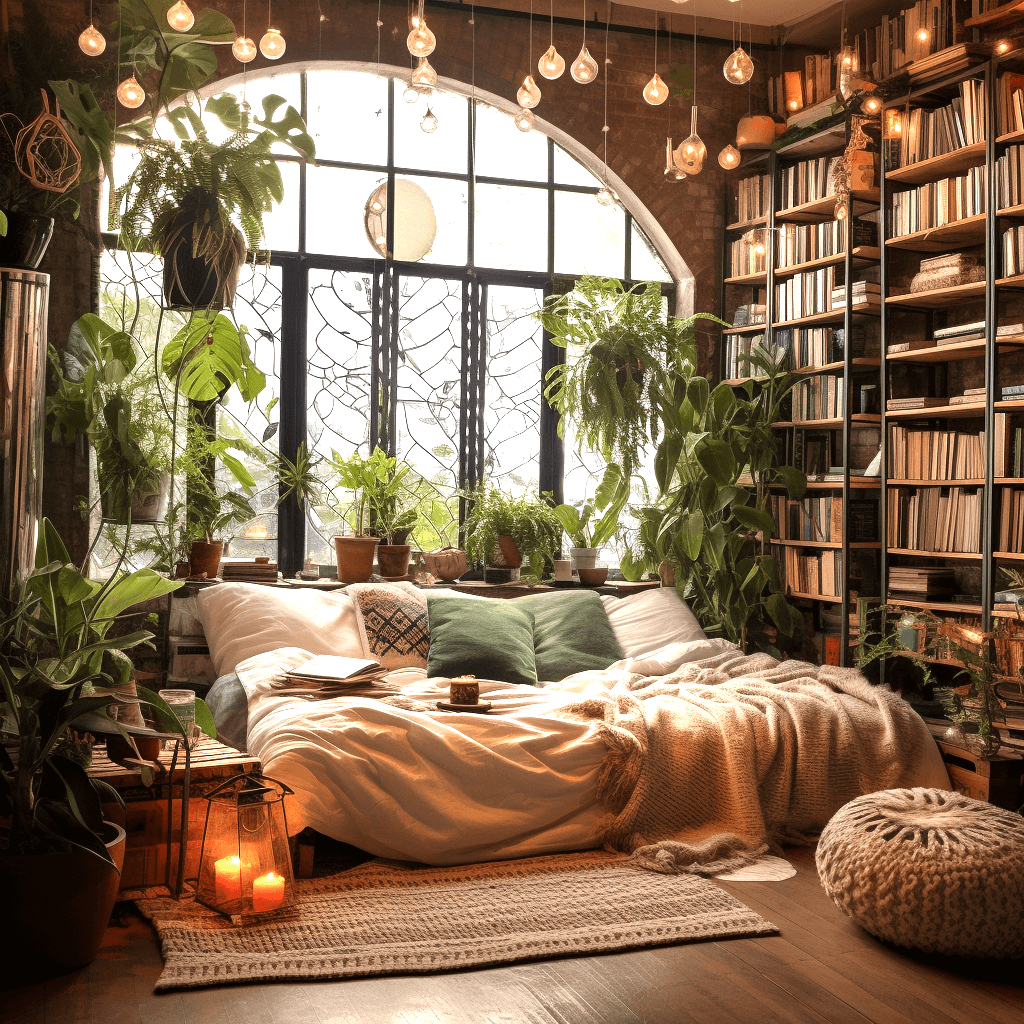 Boho Chic Delight Modern Living Room (10)