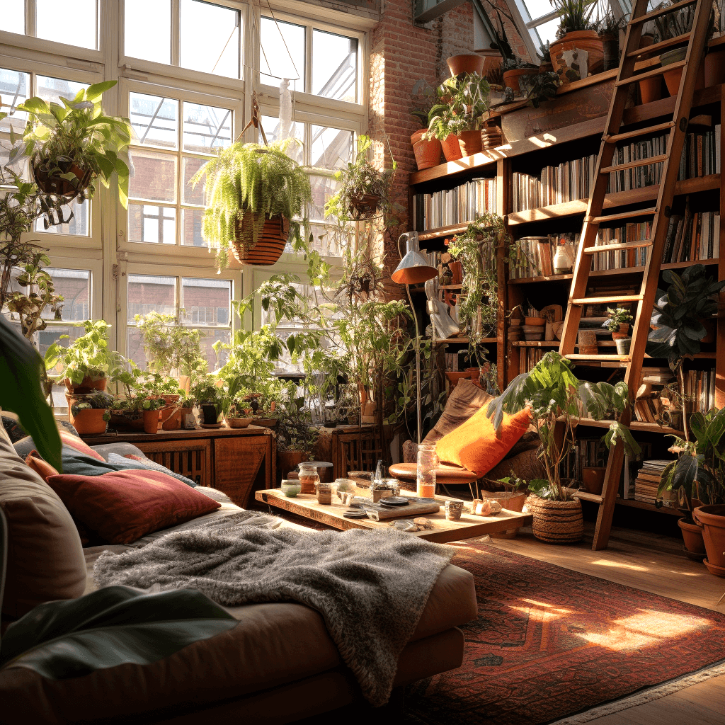 Boho Chic Delight Modern Living Room (2)