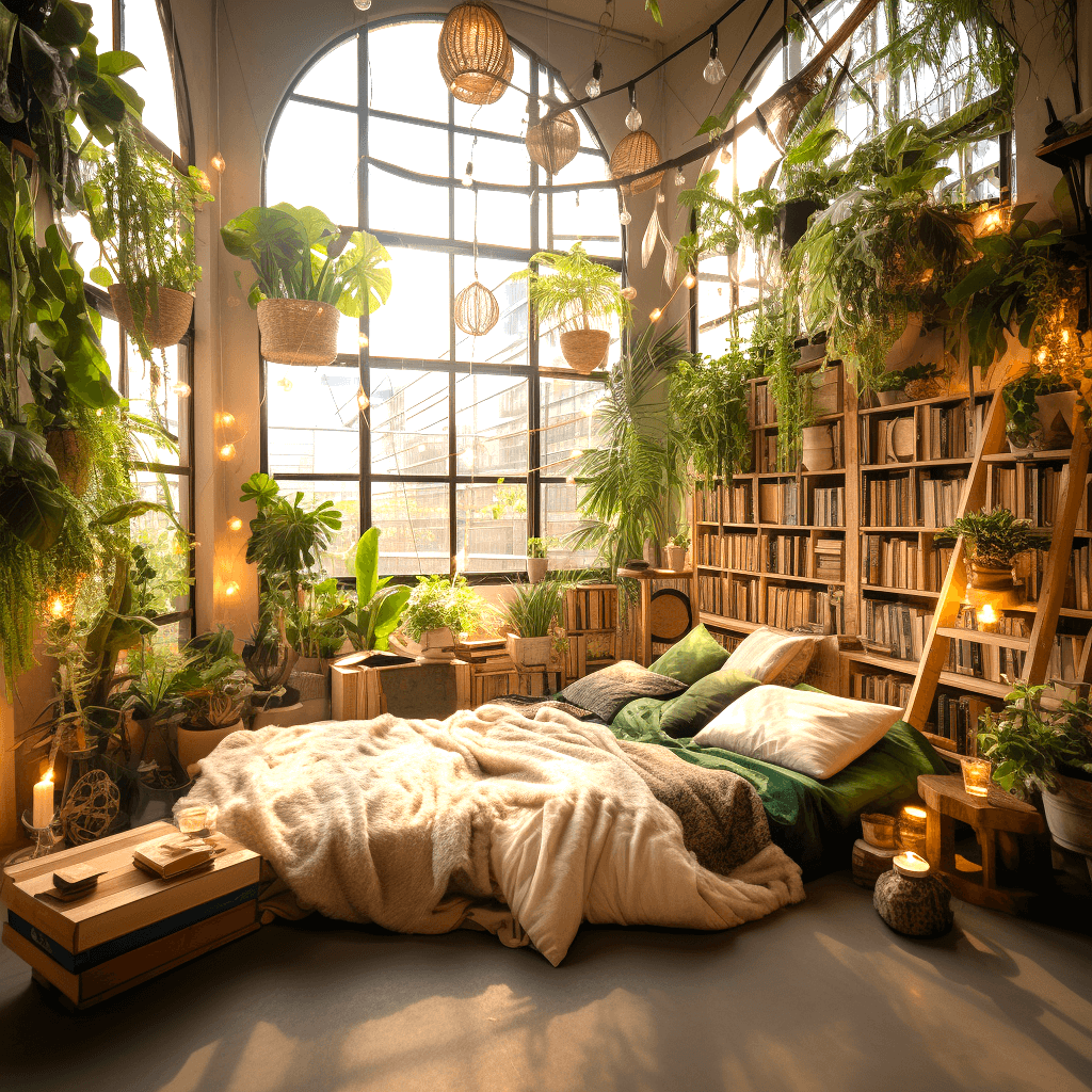 Boho Chic Delight Modern Living Room (9)