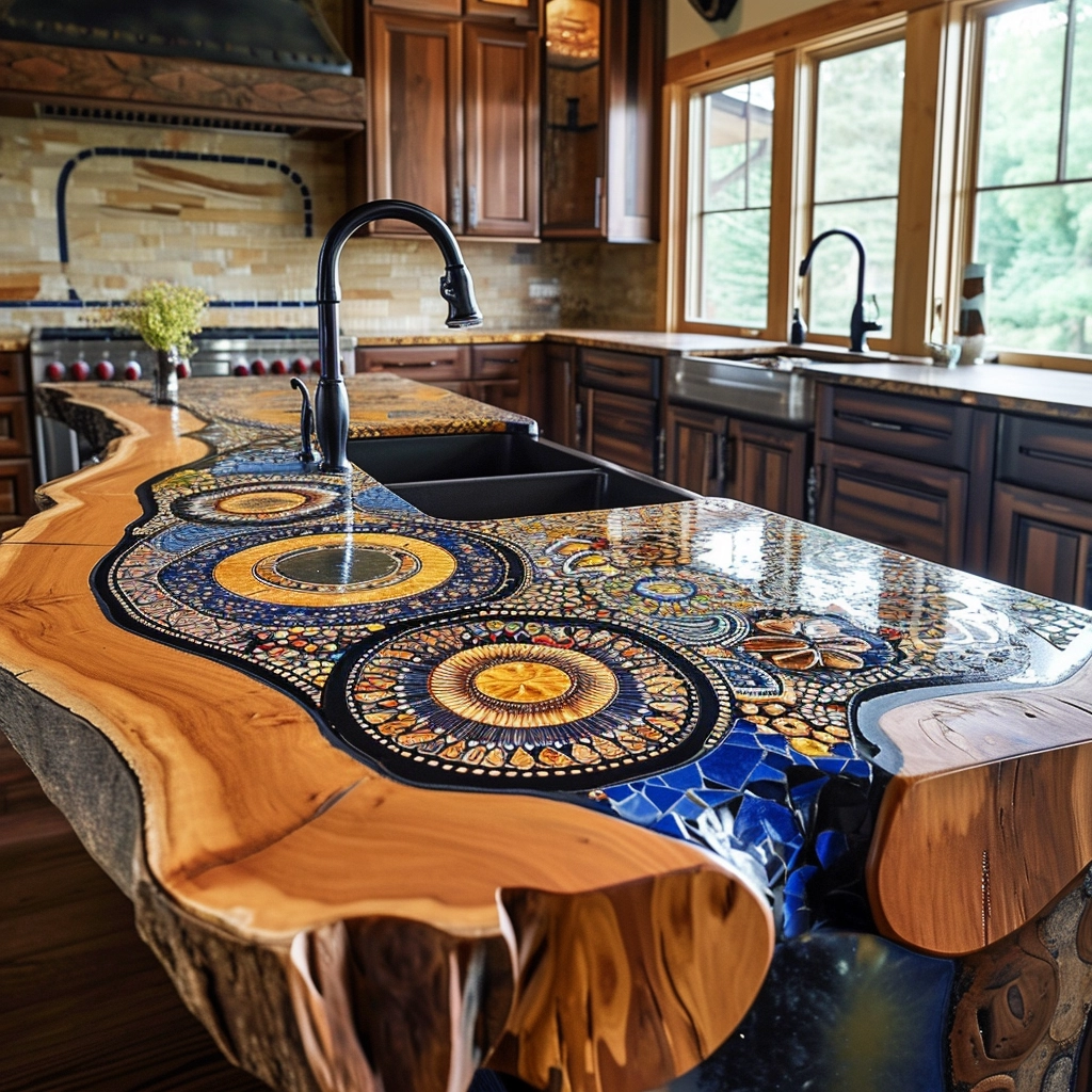 Boho Chic Elevating Your Kitchen with Bohemian Style Sinks (13)
