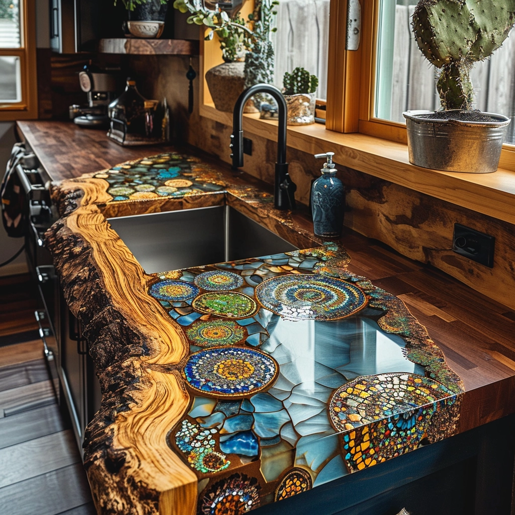 Boho Chic Elevating Your Kitchen with Bohemian Style Sinks (2)