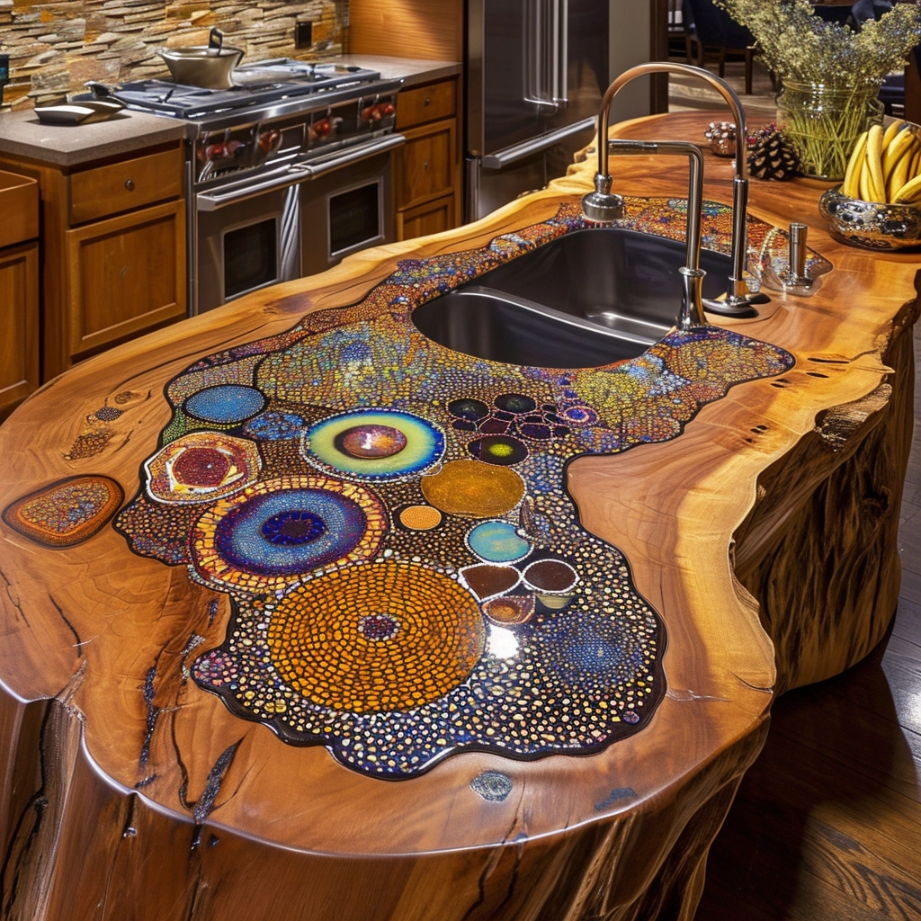 Boho Chic Elevating Your Kitchen with Bohemian Style Sinks (29)