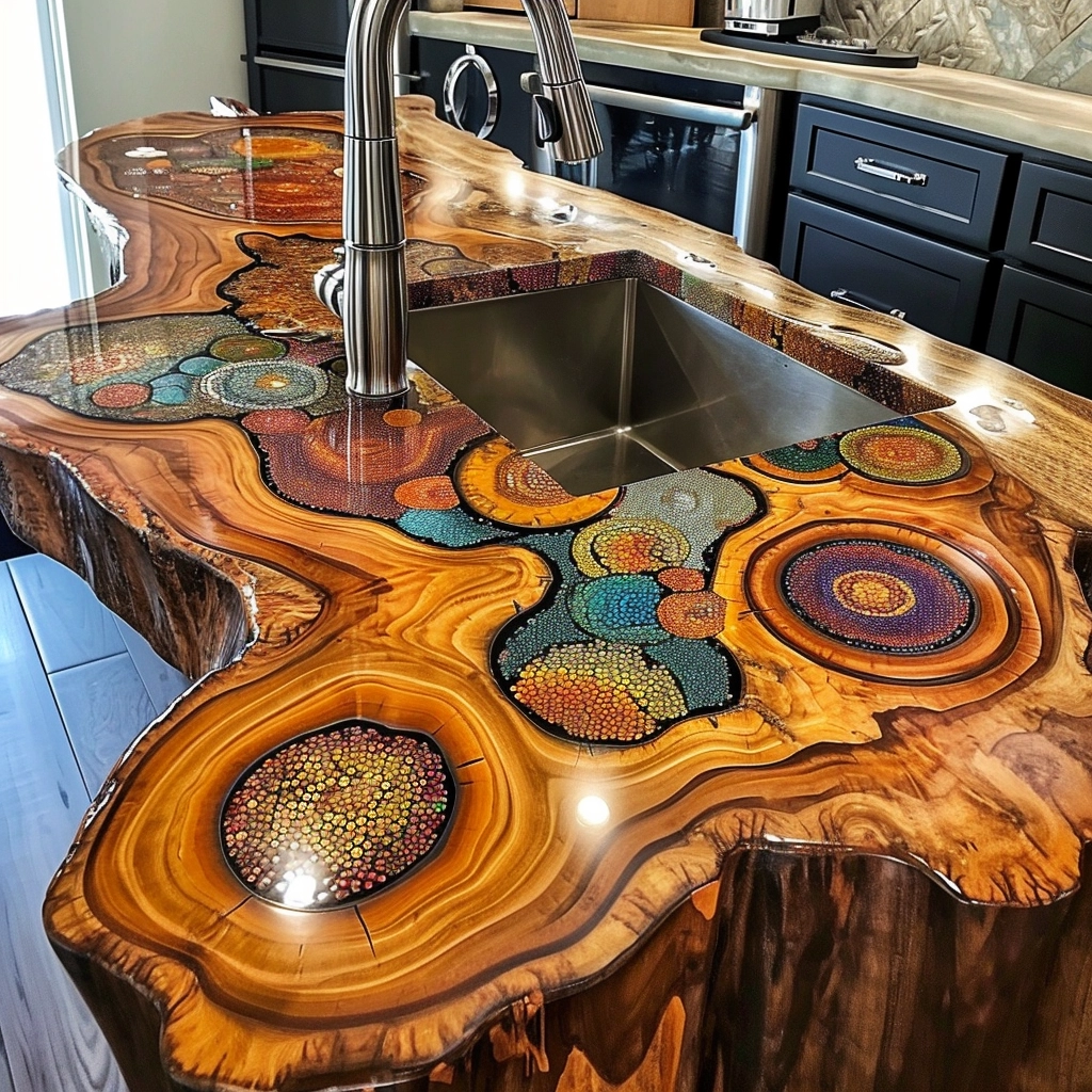 Boho Chic Elevating Your Kitchen with Bohemian Style Sinks (35)