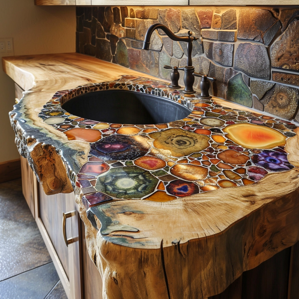 Boho Chic Elevating Your Kitchen with Bohemian Style Sinks (5)