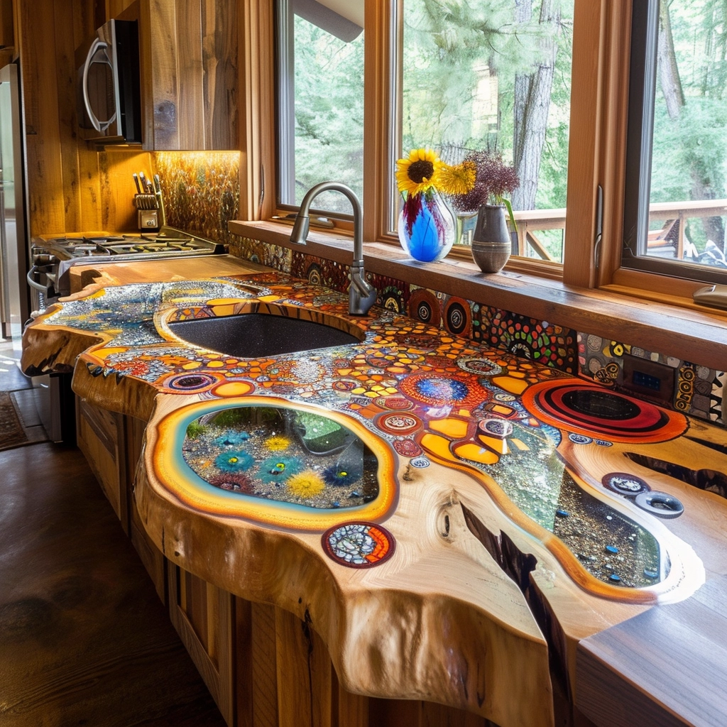 Boho Chic Elevating Your Kitchen with Bohemian Style Sinks (6)