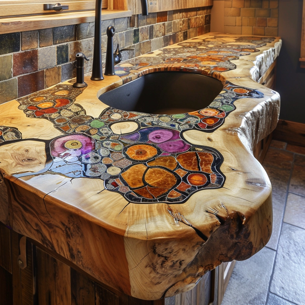 Boho Chic Elevating Your Kitchen with Bohemian Style Sinks (9)