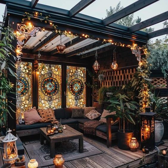 Nature's Bohemia Inspiring Outdoor Living with Bohemian Pergola Style (2)