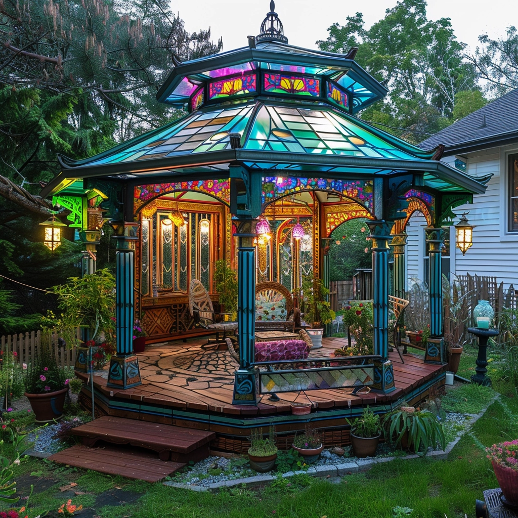 Nature's Bohemia Inspiring Outdoor Living with Bohemian Pergola Style (2)