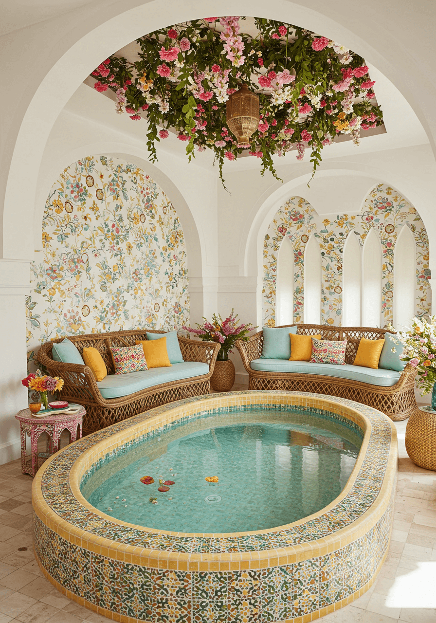 Dive Into Bliss How to Design the Perfect Bohemian Swimming Pool (9)