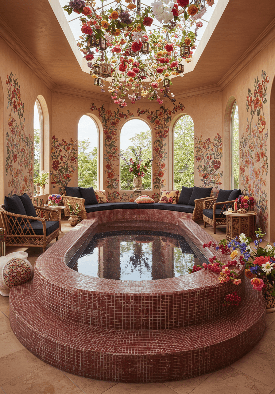 Dive Into Bliss How to Design the Perfect Bohemian Swimming Pool (9)