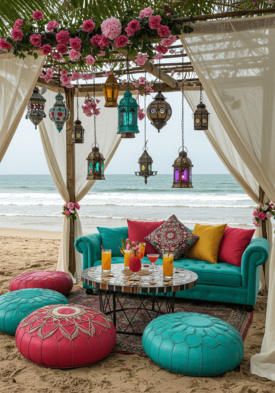 Barefoot & Bohemian Style Beach Party Seating That Speaks Free Spirit (15)