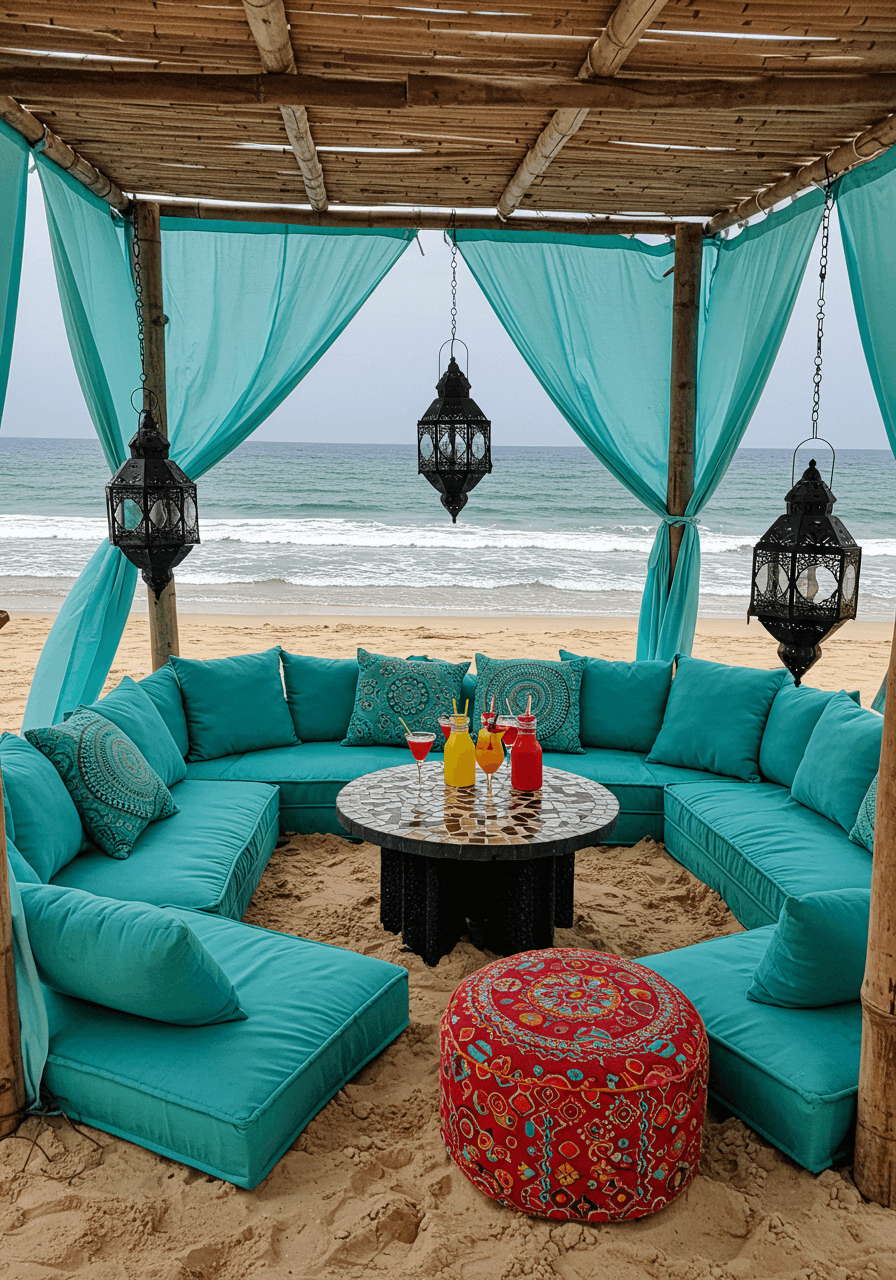Barefoot & Bohemian Style Beach Party Seating That Speaks Free Spirit (2)