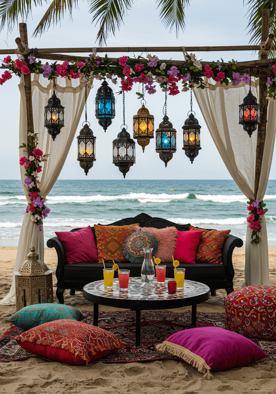 Barefoot & Bohemian Style Beach Party Seating That Speaks Free Spirit (20)