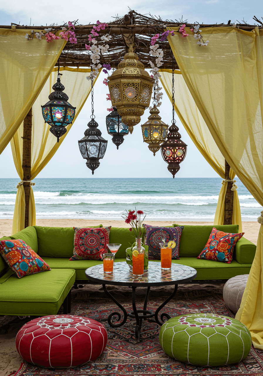 Barefoot & Bohemian Style Beach Party Seating That Speaks Free Spirit (25)
