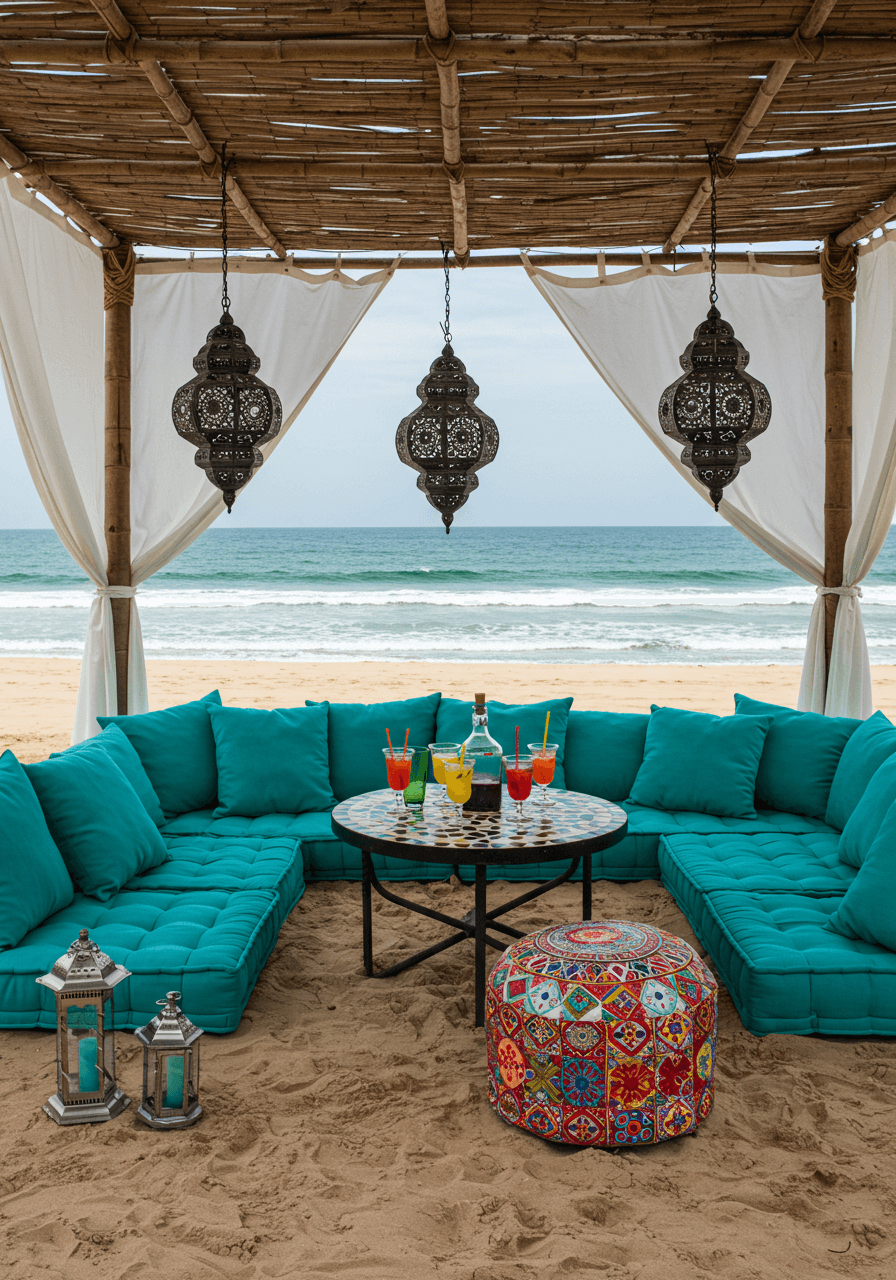 Barefoot & Bohemian Style Beach Party Seating That Speaks Free Spirit (4)