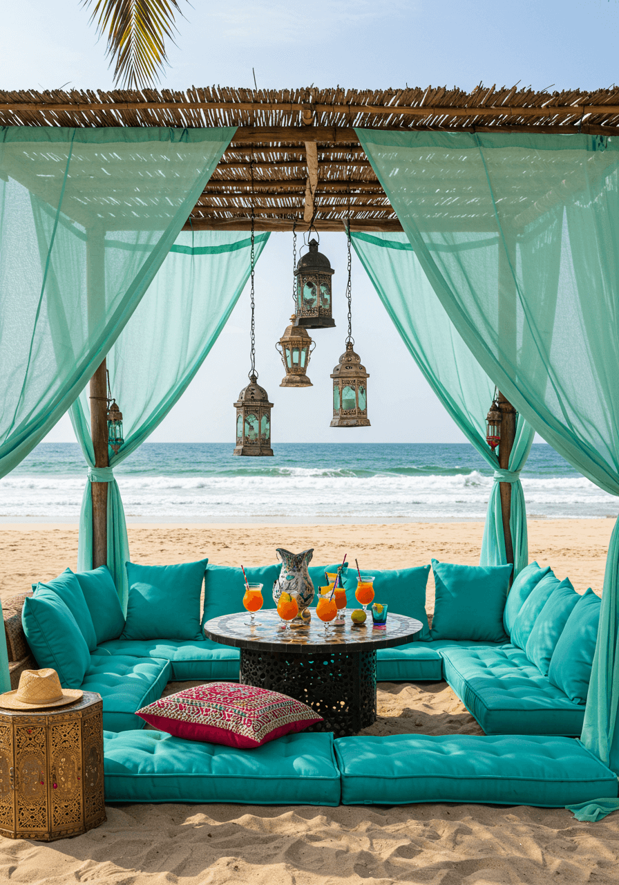 Barefoot & Bohemian Style Beach Party Seating That Speaks Free Spirit (5)