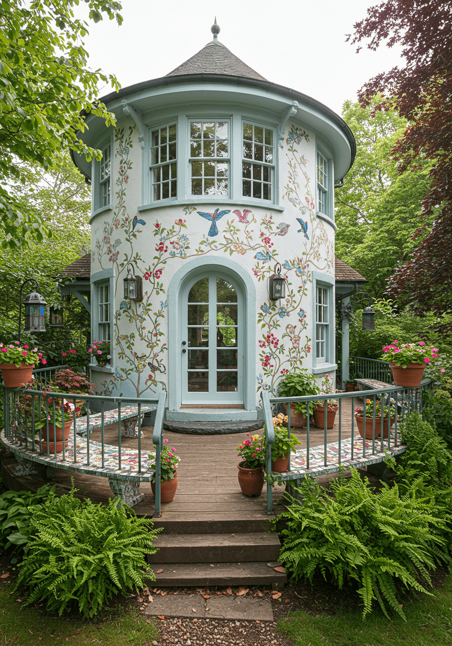 Boho Dreams Built Round A Whimsical Home Full of Color & Soul (10)