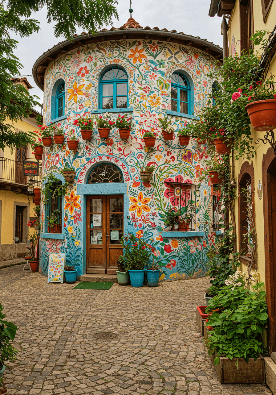Boho Dreams Built Round A Whimsical Home Full of Color & Soul (20)
