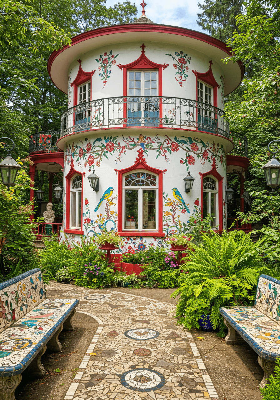 Boho Dreams Built Round A Whimsical Home Full of Color & Soul (3)