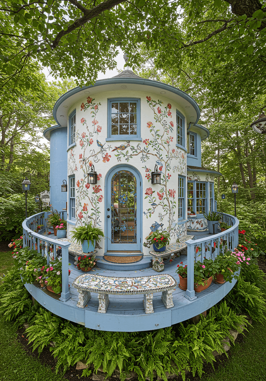 Boho Dreams Built Round A Whimsical Home Full of Color & Soul (7)