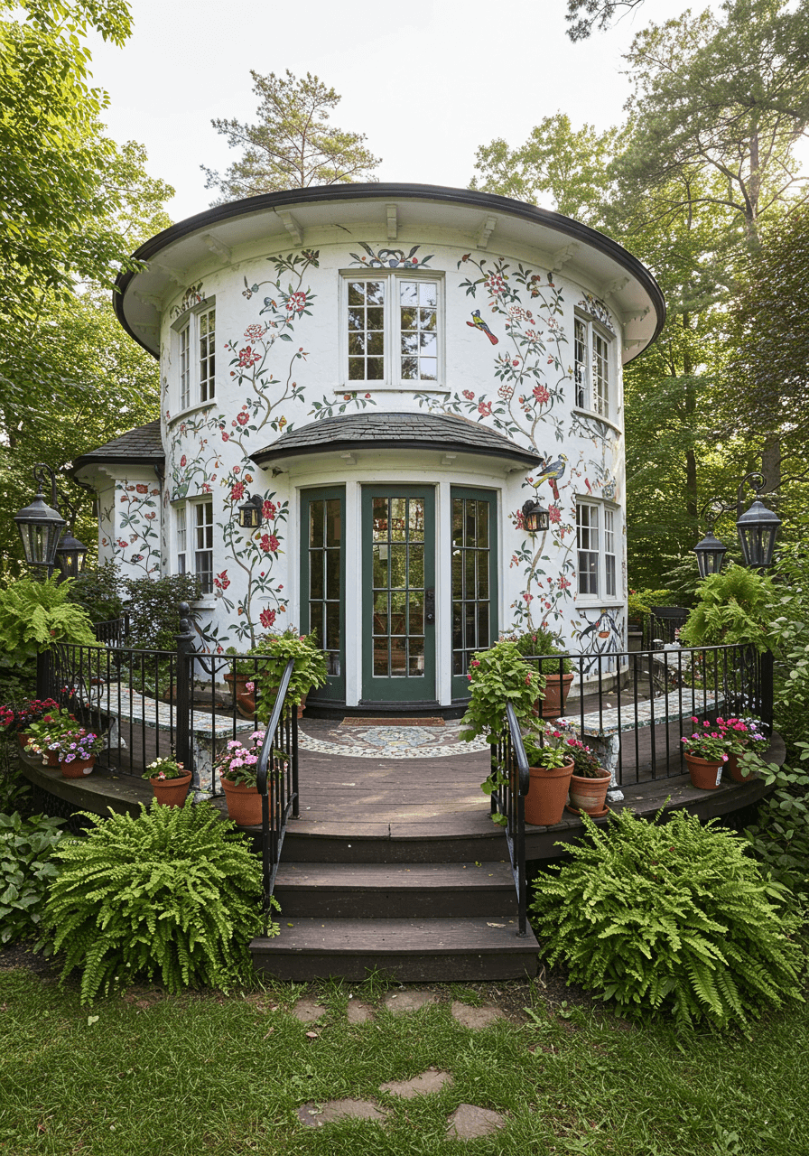 Boho Dreams Built Round A Whimsical Home Full of Color & Soul (8)